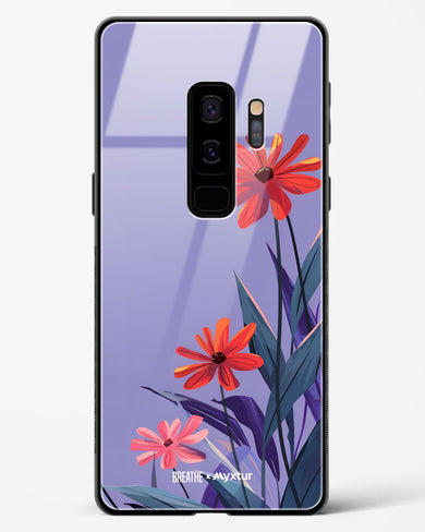 Lavender Bloom [BREATHE] Glass Case Phone Cover (Samsung)