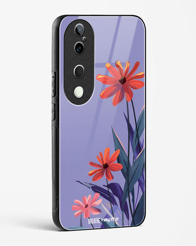 Lavender Bloom [BREATHE] Glass Case Phone Cover (Vivo)