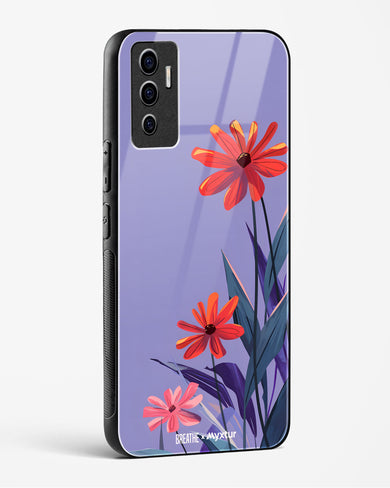 Lavender Bloom [BREATHE] Glass Case Phone Cover (Vivo)