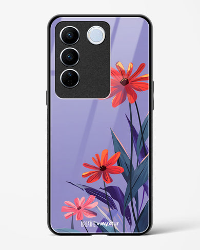 Lavender Bloom [BREATHE] Glass Case Phone Cover (Vivo)