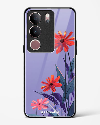 Lavender Bloom [BREATHE] Glass Case Phone Cover (Vivo)