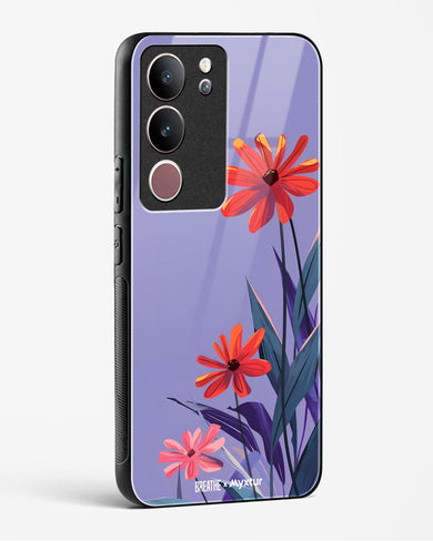 Lavender Bloom [BREATHE] Glass Case Phone Cover (Vivo)