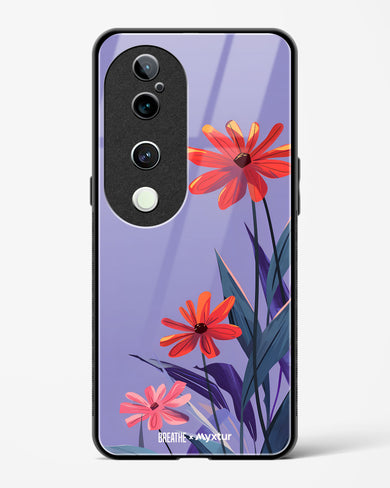 Lavender Bloom [BREATHE] Glass Case Phone Cover (Vivo)