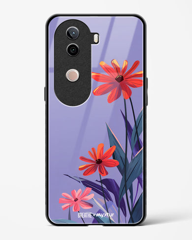 Lavender Bloom [BREATHE] Glass Case Phone Cover (Vivo)