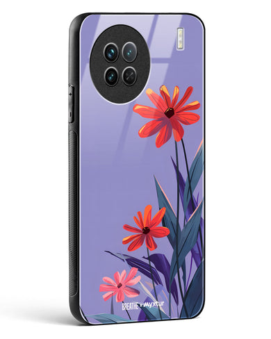 Lavender Bloom [BREATHE] Glass Case Phone Cover (Vivo)