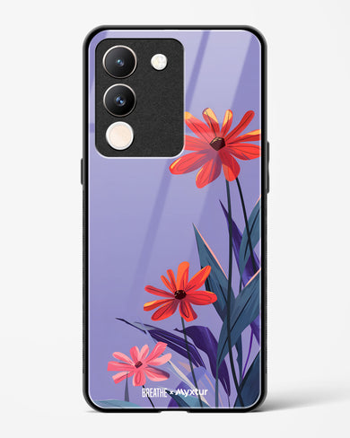 Lavender Bloom [BREATHE] Glass Case Phone Cover (Vivo)