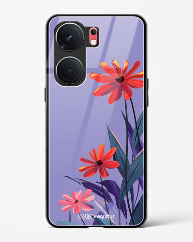 Lavender Bloom [BREATHE] Glass Case Phone Cover (Vivo)