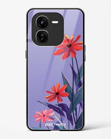 Lavender Bloom [BREATHE] Glass Case Phone Cover (Vivo)