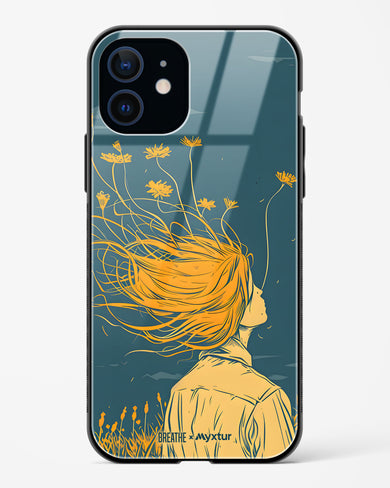 Golden Cascade [BREATHE] Glass Case Phone Cover (Apple)