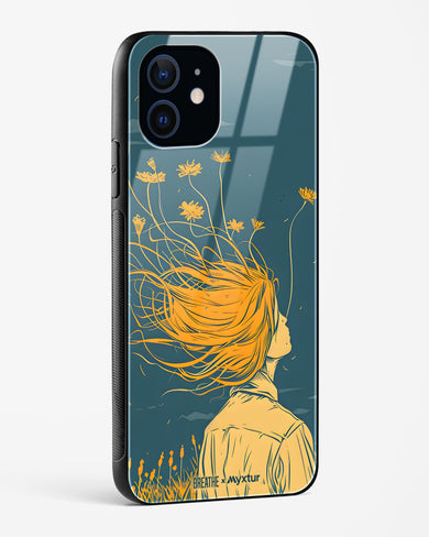 Golden Cascade [BREATHE] Glass Case Phone Cover (Apple)