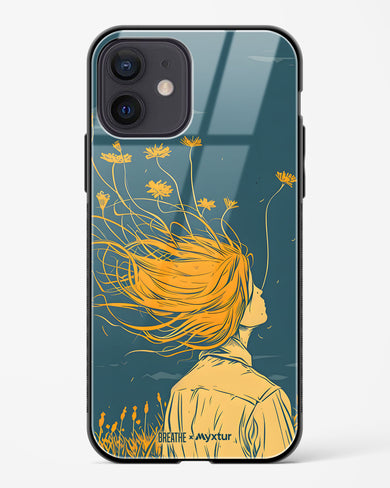 Golden Cascade [BREATHE] Glass Case Phone Cover (Apple)