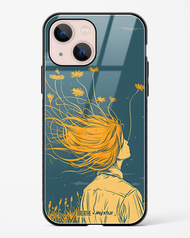 Golden Cascade [BREATHE] Glass Case Phone Cover (Apple)