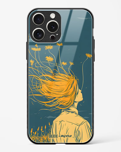 Golden Cascade [BREATHE] Glass Case Phone Cover (Apple)