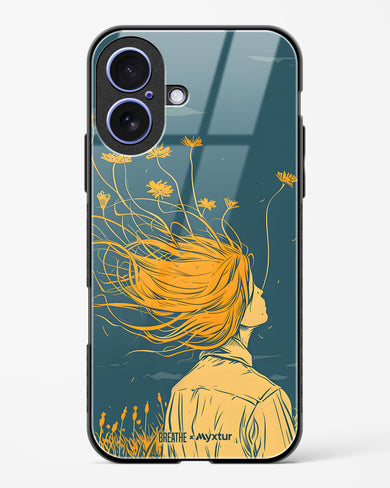 Golden Cascade [BREATHE] Glass Case Phone Cover (Apple)