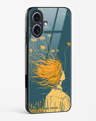 Golden Cascade [BREATHE] Glass Case Phone Cover (Apple)