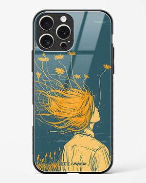 Golden Cascade [BREATHE] Glass Case Phone Cover (Apple)