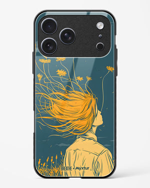 Golden Cascade [BREATHE] Glass Case Phone Cover (Apple)