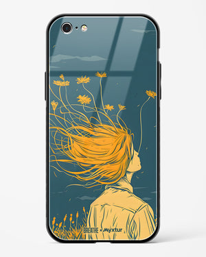 Golden Cascade [BREATHE] Glass Case Phone Cover (Apple)