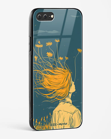 Golden Cascade [BREATHE] Glass Case Phone Cover (Apple)