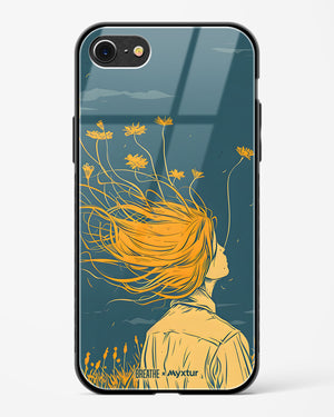 Golden Cascade [BREATHE] Glass Case Phone Cover (Apple)