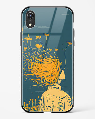 Golden Cascade [BREATHE] Glass Case Phone Cover (Apple)