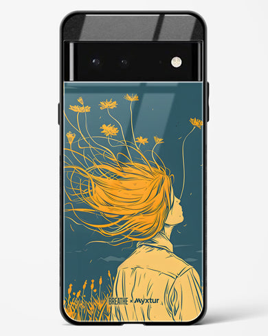 Golden Cascade [BREATHE] Glass Case Phone Cover (Google)