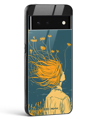 Golden Cascade [BREATHE] Glass Case Phone Cover (Google)