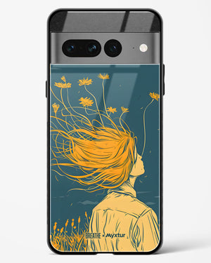 Golden Cascade [BREATHE] Glass Case Phone Cover (Google)