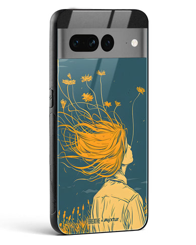 Golden Cascade [BREATHE] Glass Case Phone Cover (Google)