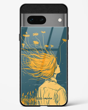 Golden Cascade [BREATHE] Glass Case Phone Cover (Google)