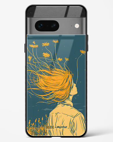 Golden Cascade [BREATHE] Glass Case Phone Cover (Google)