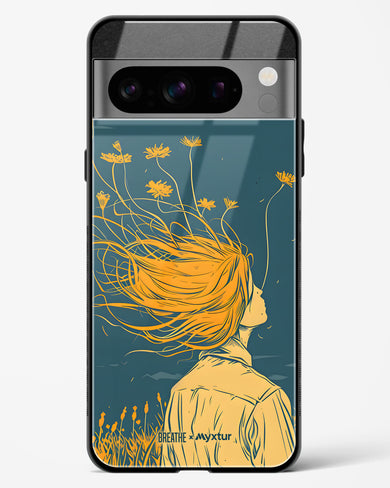 Golden Cascade [BREATHE] Glass Case Phone Cover (Google)