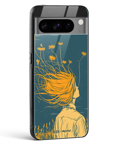 Golden Cascade [BREATHE] Glass Case Phone Cover (Google)