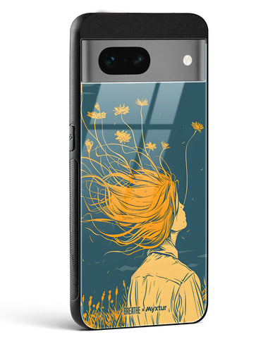 Golden Cascade [BREATHE] Glass Case Phone Cover (Google)