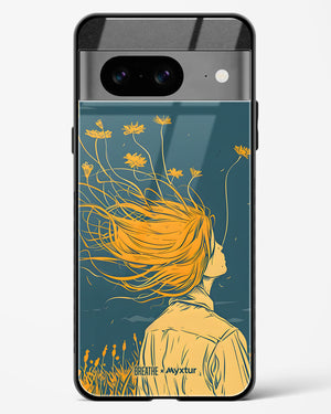 Golden Cascade [BREATHE] Glass Case Phone Cover (Google)