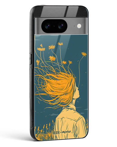 Golden Cascade [BREATHE] Glass Case Phone Cover (Google)