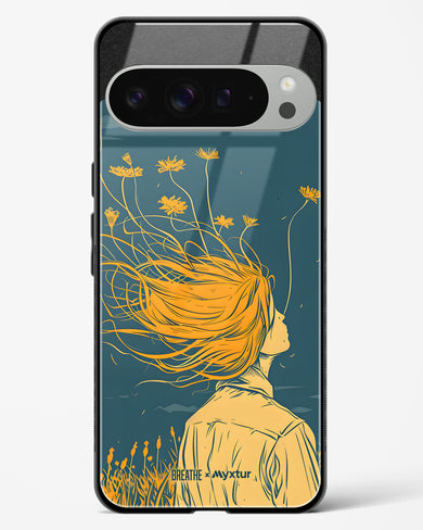 Golden Cascade [BREATHE] Glass Case Phone Cover (Google)