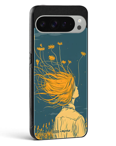 Golden Cascade [BREATHE] Glass Case Phone Cover (Google)