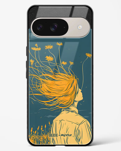 Golden Cascade [BREATHE] Glass Case Phone Cover (Google)