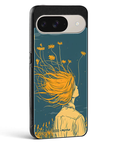 Golden Cascade [BREATHE] Glass Case Phone Cover (Google)