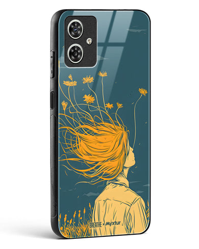 Golden Cascade [BREATHE] Glass Case Phone Cover (Motorola)