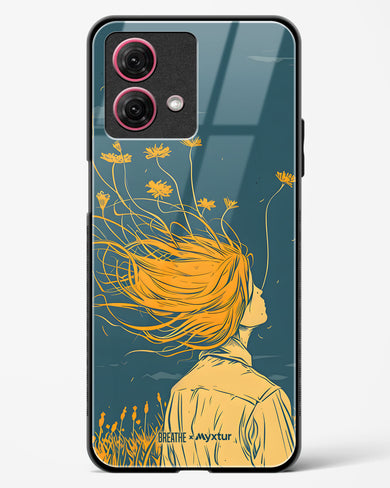 Golden Cascade [BREATHE] Glass Case Phone Cover (Motorola)
