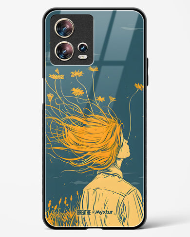 Golden Cascade [BREATHE] Glass Case Phone Cover (Motorola)