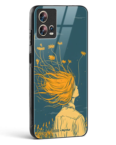 Golden Cascade [BREATHE] Glass Case Phone Cover (Motorola)