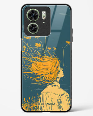 Golden Cascade [BREATHE] Glass Case Phone Cover (Motorola)