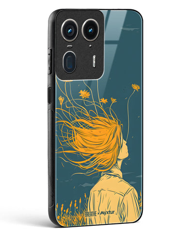 Golden Cascade [BREATHE] Glass Case Phone Cover (Motorola)