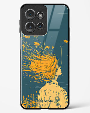 Golden Cascade [BREATHE] Glass Case Phone Cover (Motorola)