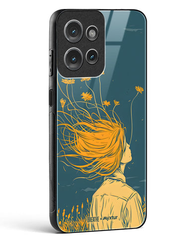 Golden Cascade [BREATHE] Glass Case Phone Cover (Motorola)