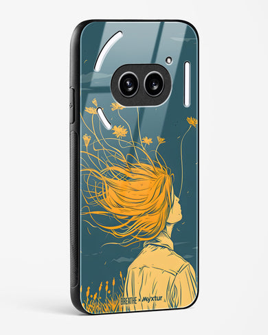 Golden Cascade [BREATHE] Glass Case Phone Cover (Nothing)