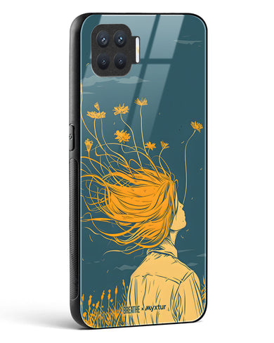 Golden Cascade [BREATHE] Glass Case Phone Cover (Oppo)